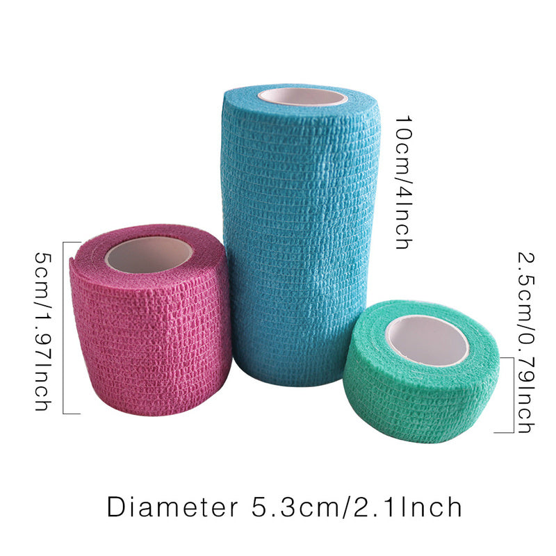 Free-winding Color Elastic Bandage Self-adhesive